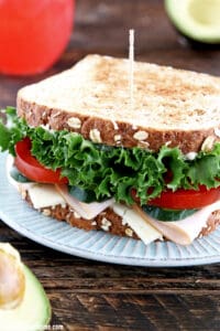 This Turkey Sandwich Recipe is one of our favorite sandwiches. The sandwich is loaded with vegetables of homegrown cucumber and tomatoes which makes it taste absolutely desirable.