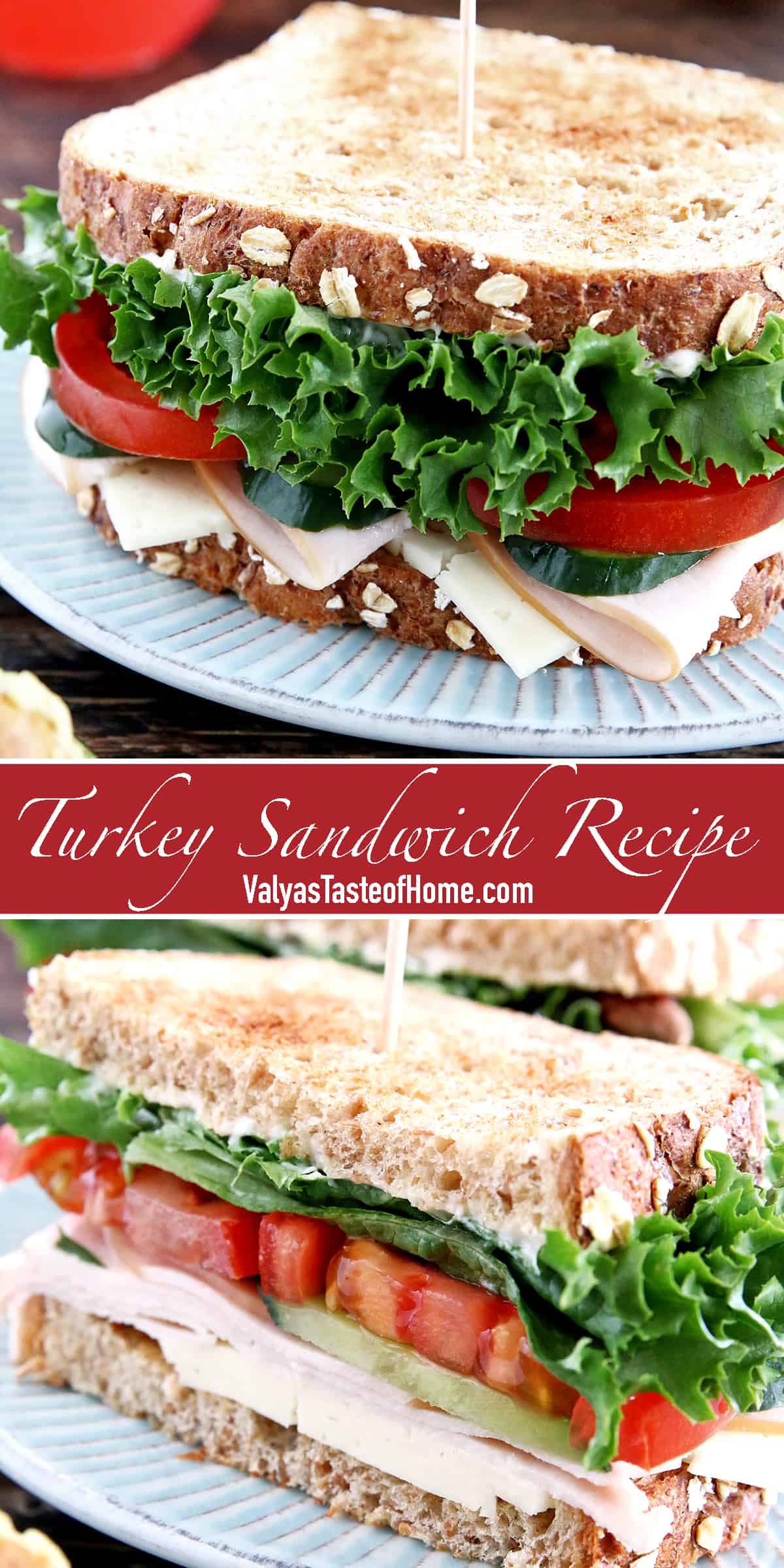 This Turkey Sandwich Recipe is one of our favorite sandwiches. The sandwich is loaded with vegetables of homegrown cucumber and tomatoes which makes it taste absolutely desirable.