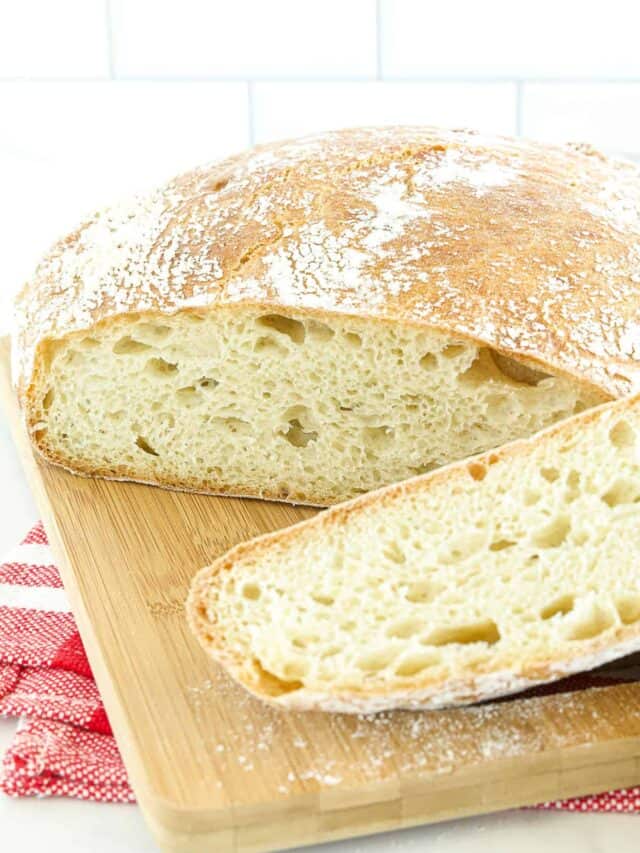 These types of crusty breads are very popular among bakers because they are delicious and pretty easy to make. They are also perfect for sandwiches.