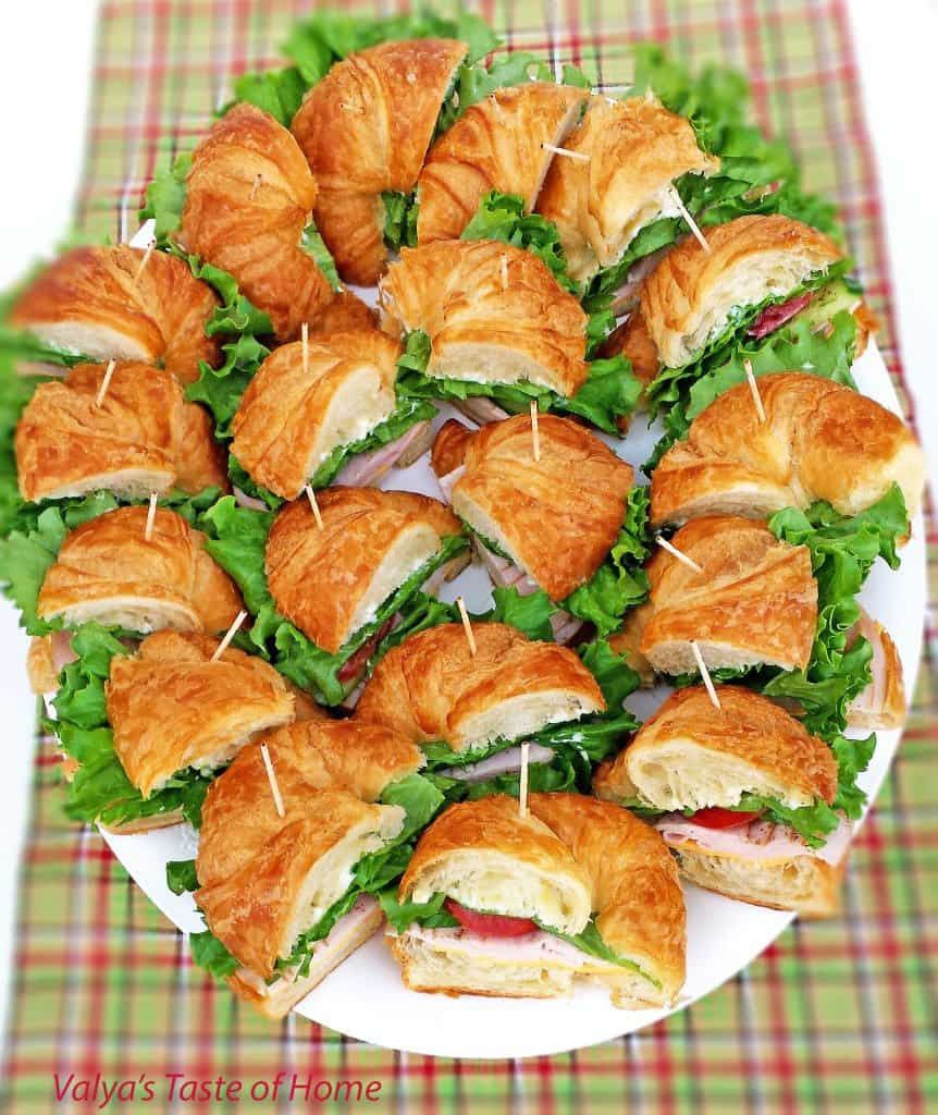 Are you planning a party or a tea get-together but short on time? I've got a perfectly quick and scrumptious appetizer idea for you! These Turkey Croissan'wich Appetizers are very well-loved in our family. The perfect way to add vegetables to picky children's diets.