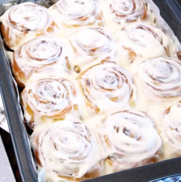This Soft Cinnamon Rolls recipe will give you perfect soft, fluffy, and moist rolls every time, thanks to the quick and easy secret technique!