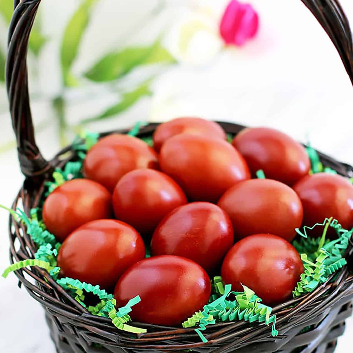 There’s no need to buy expensive store-bought dyeing kits to make these beautiful, dyed Easter eggs. In fact, you don’t even need to use liquid food coloring. All you need is some vegetable scraps to make the prettiest Naturally Dyed Easter eggs you’ve ever seen.