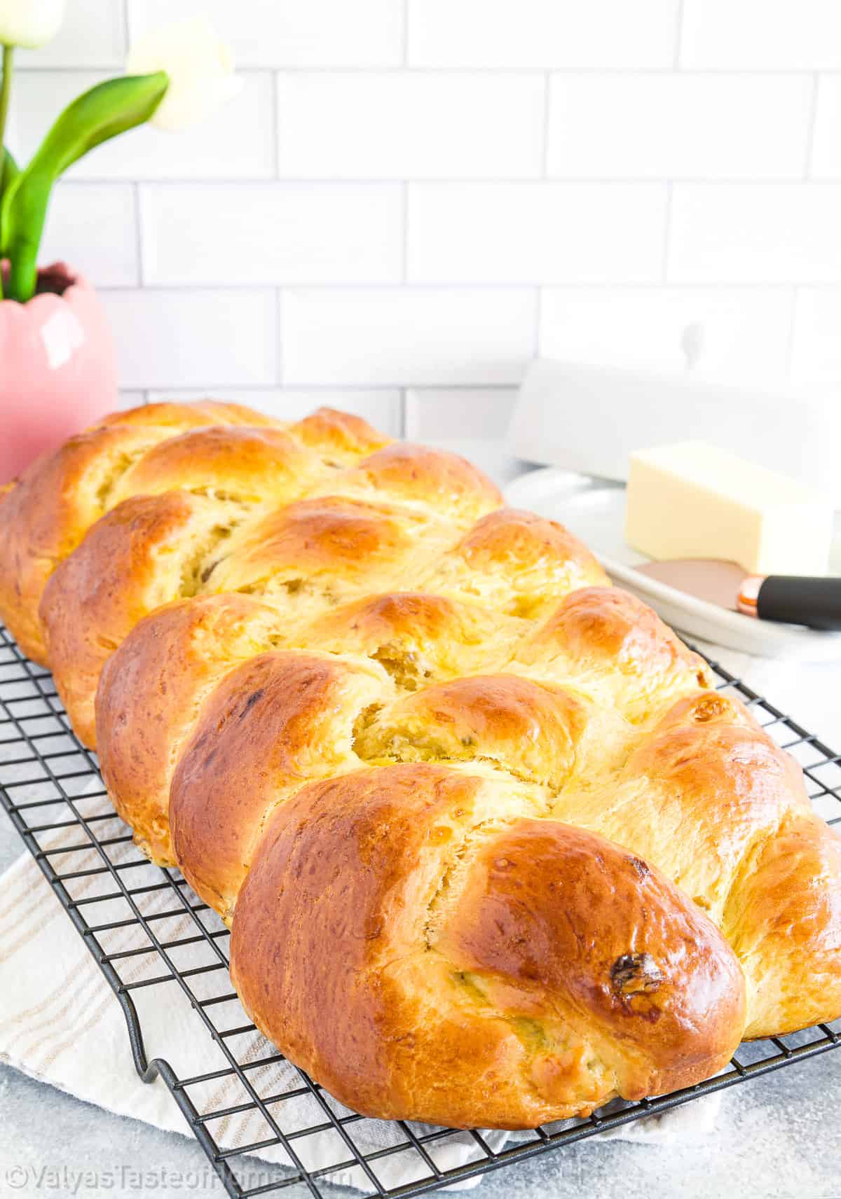 It’s essentially a yeast bread that’s made during the holidays in many European countries and many traditions accompany the use of bread for this beautiful holiday. The bread works as a perfect snack, appetizer, or side with just about any holiday dish.