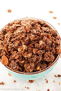 This healthy Chocolate Granola recipe is the perfect way to enjoy a delicious snack without worrying about unhealthy ingredients.