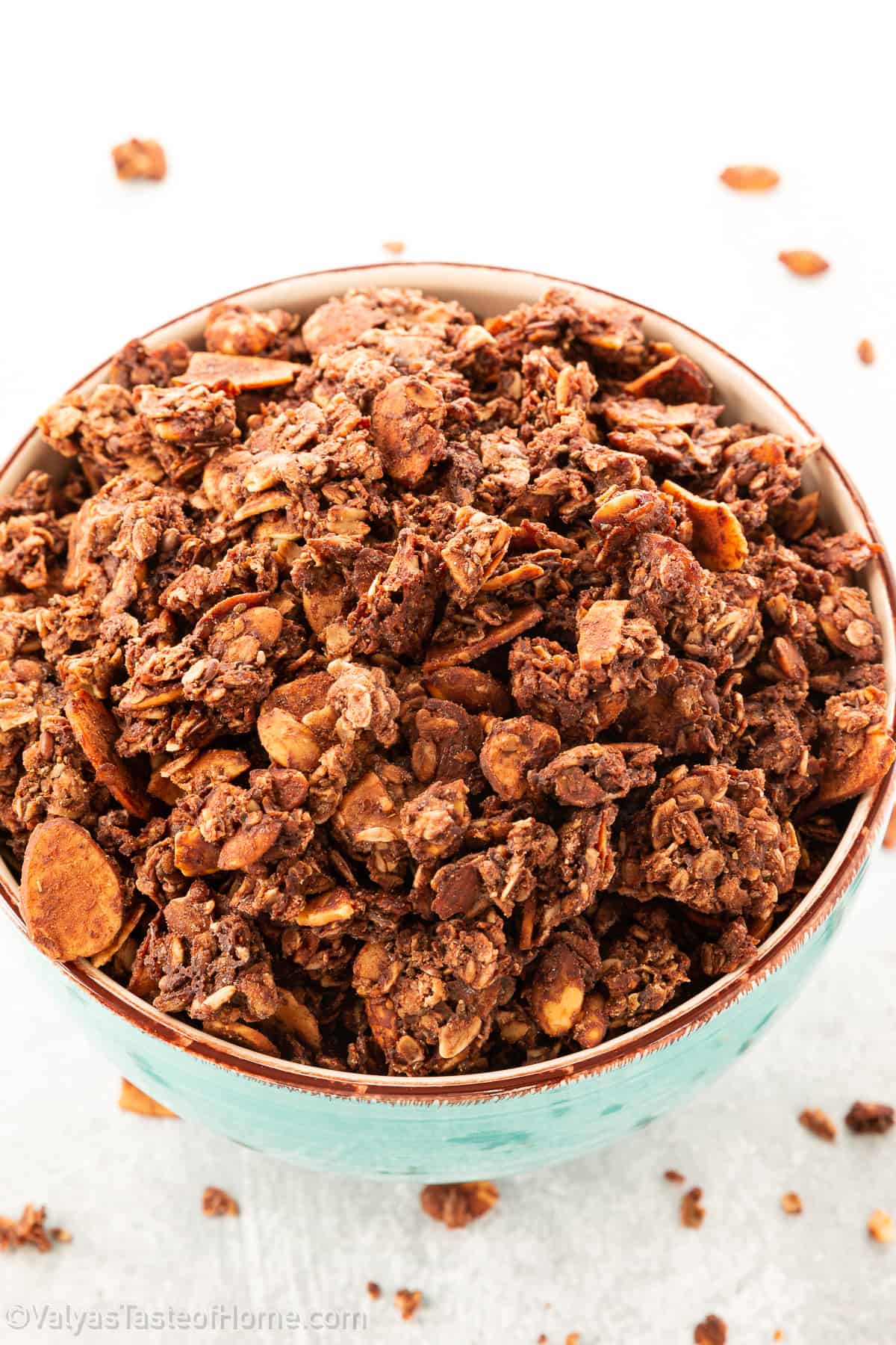 This healthy Chocolate Granola recipe is the perfect way to enjoy a delicious snack without worrying about unhealthy ingredients.