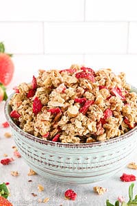 Looking for a tasty, homemade granola recipe? This recipe is quick, easy, customizable, and inexpensive. Learn how you can make your own granola!