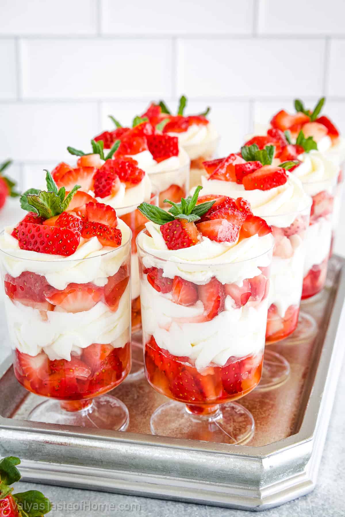 Strawberries and Cream is truly a light, refreshing, and delicious dessert that's perfect if you're looking for one of the best no-bake desserts out there!