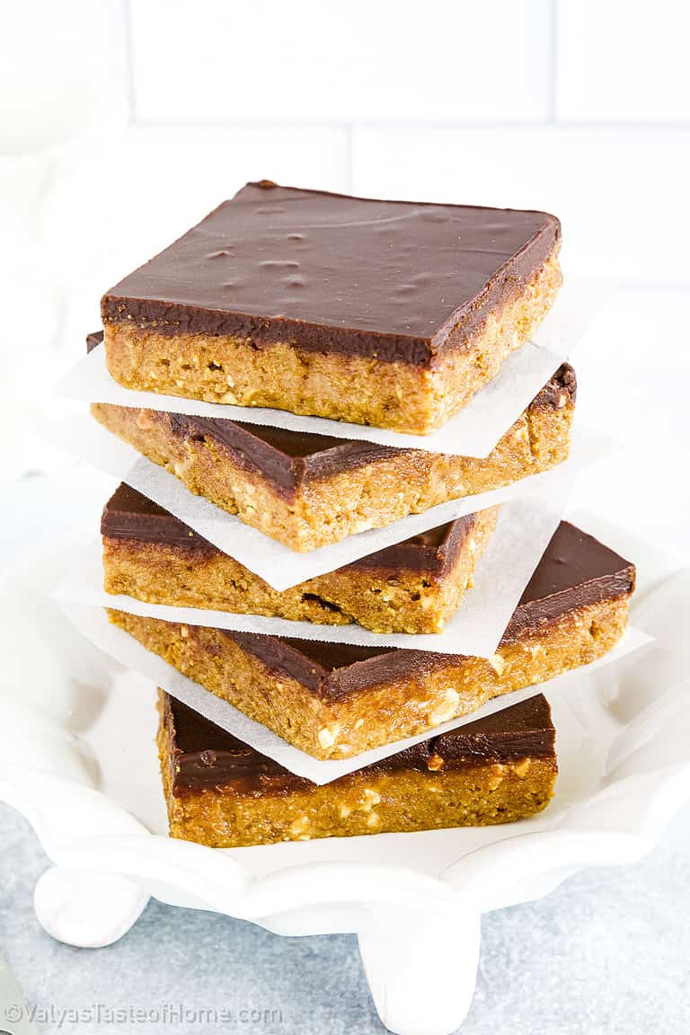 If you're looking for a delicious, foolproof no bake dessert, then these No Bake Peanut Butter Bars are the ones for you!
