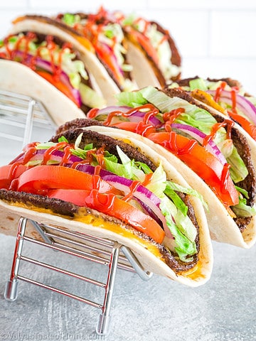 Burger tacos are a unique and delicious fusion of two classic dishes: burgers and tacos.