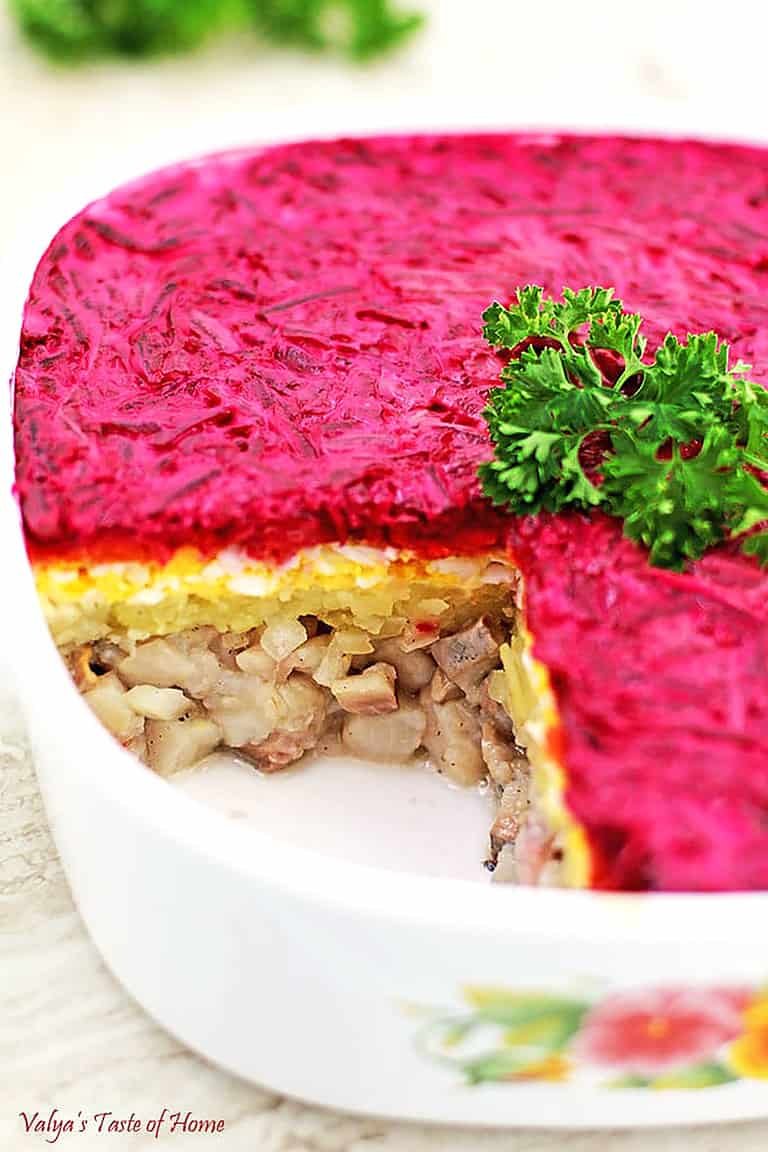 This Ukrainian Herring Shuba Salad recipe has been passed down generations in my family and it's the most common way it's made in most Slavic households!