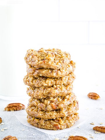 No bake oatmeal cookies are a quick and easy treat that doesn't require the use of an oven.