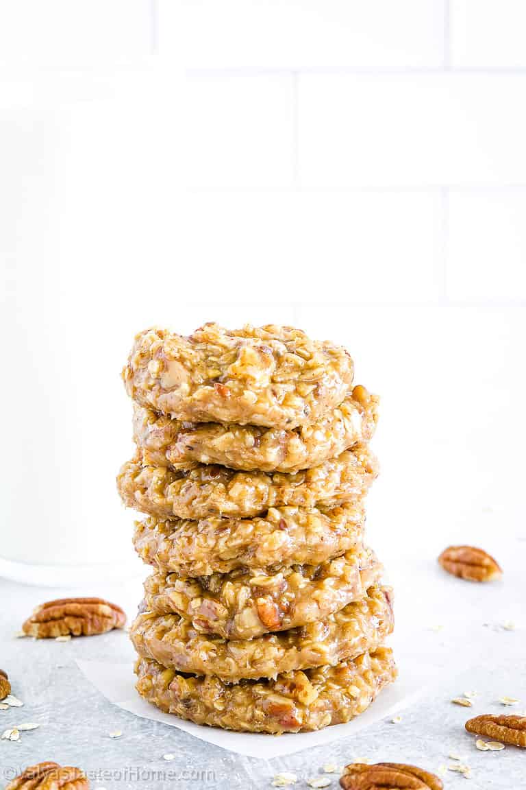 No bake oatmeal cookies are a quick and easy treat that doesn't require the use of an oven.