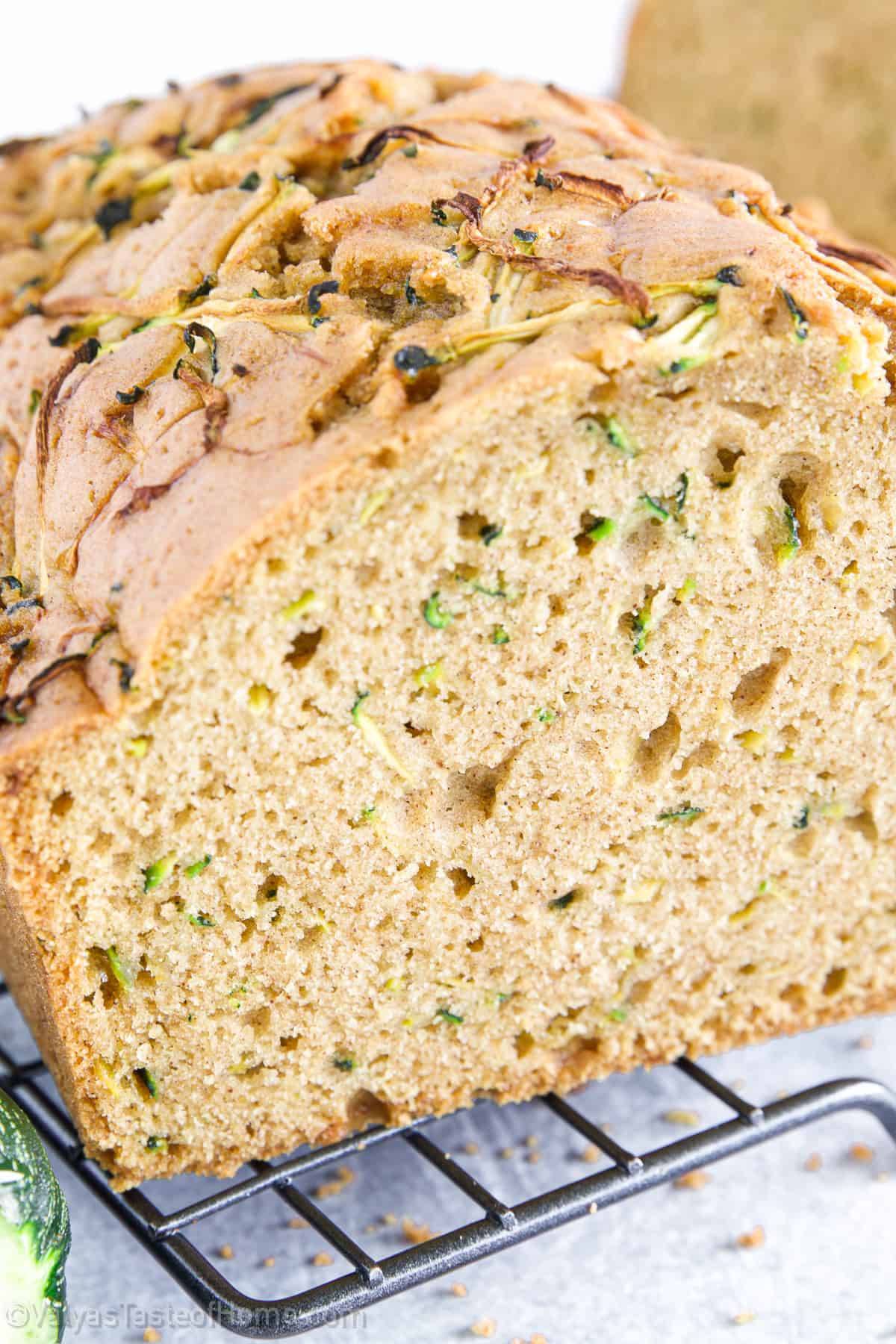 This Zucchini Bread is deliciously moist and flavorful and combines the natural goodness of zucchini with a hint of warm spices like cinnamon. Plus, it's easy!