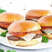 Pizza and burgers are two of the most loved comfort foods in the world, and this pizza burger recipe combines the best of both worlds!