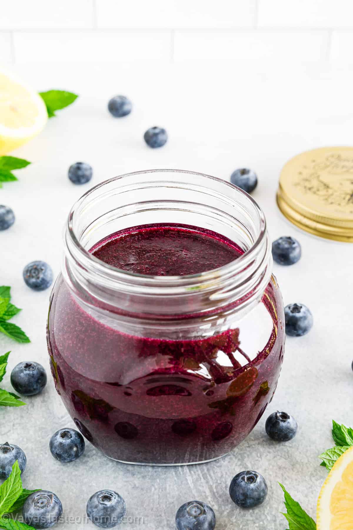 The Easiest Blueberry Coulis Homemade