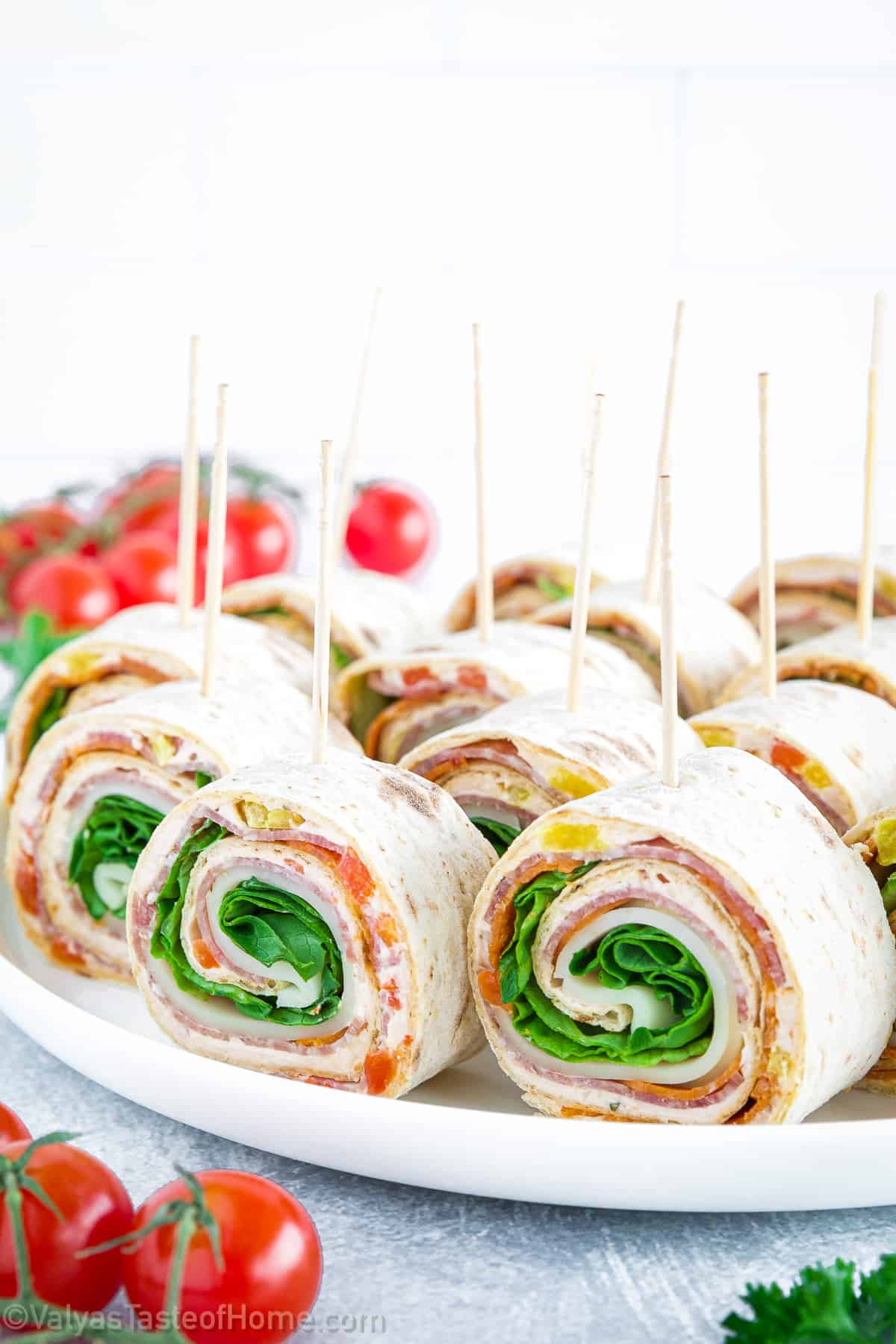 Italian Pinwheels are delicious and visually appealing party appetizers or a quick lunch that you’re about to fall in love with!