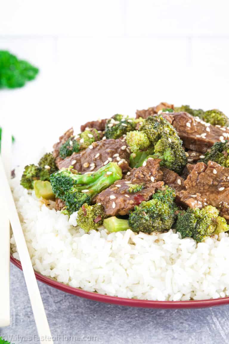 This Instant Pot Beef and Broccoli recipe brings together tender beef and crisp broccoli in a savory sauce.