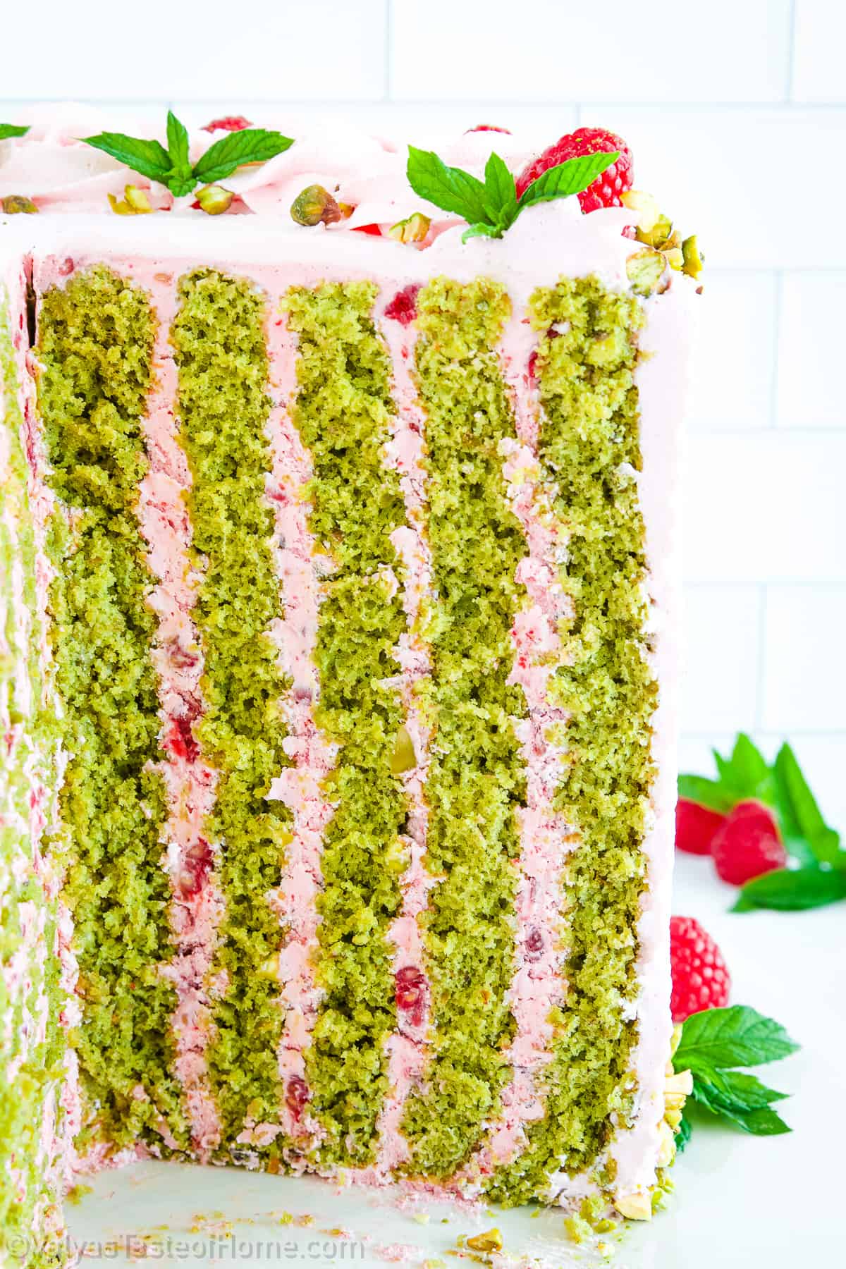 With its moist and fluffy texture, the matcha cake is a delightful treat that can be enjoyed on its own or paired with a cup of tea for an unforgettable experience. 