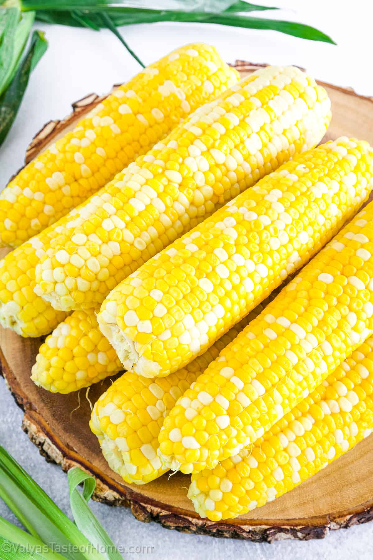 The secret to the perfect corn on the cob lies in selecting fresh and plump corn that is in season.