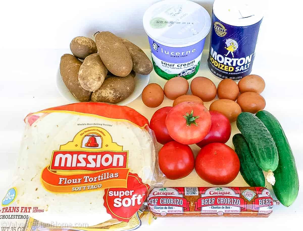 All you need are some simple pantry staple ingredients to make this breakfast tacos recipe at home.