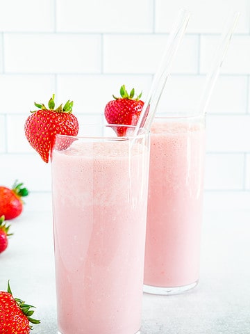 Made with fresh strawberries, creamy yogurt, and a touch of vanilla extract, this smoothie is the perfect blend of sweet and tangy flavors that will leave you feeling satisfied and energized. 