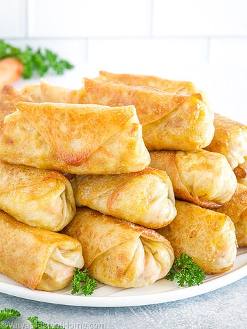 These Homemade Egg Rolls are a delightful treat made by wrapping a savory ground meat and vegetable filling into a thin, crispy pastry and frying it until it reaches golden perfection.