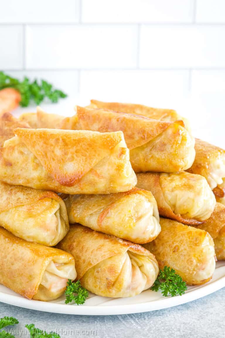 These Homemade Egg Rolls are a delightful treat made by wrapping a savory ground meat and vegetable filling into a thin, crispy pastry and frying it until it reaches golden perfection.