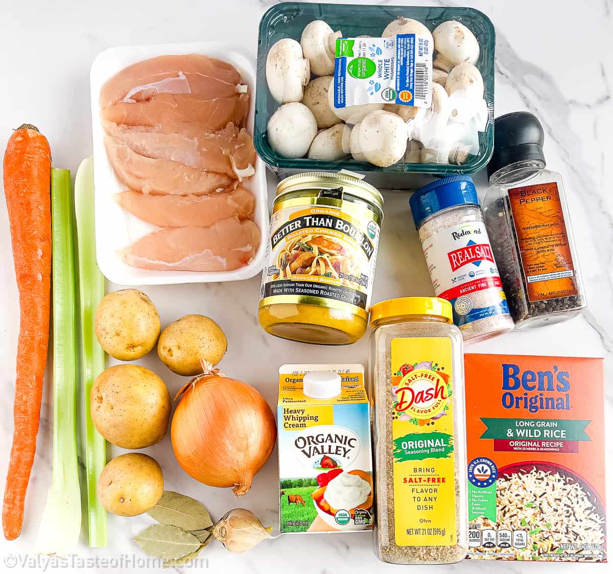 All you need are some simple pantry staple ingredients to make this chicken and wild rice soup recipe at home.