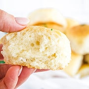They’re the perfect bread side dish for Thanksgiving or Christmas and go with just about everything!