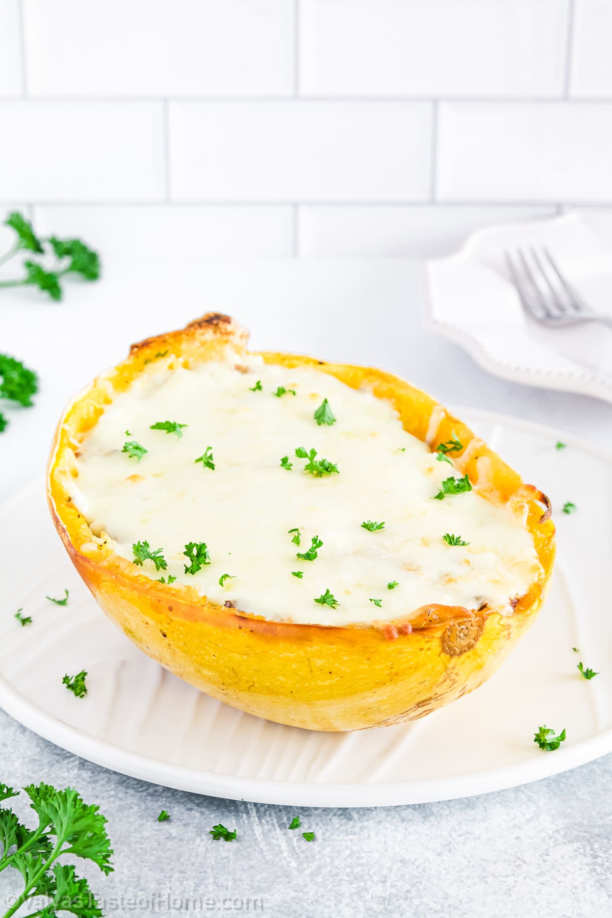 This Spaghetti Squash Lasagna Boats recipe features that perfectly combines rich flavors with the most delicious texture.