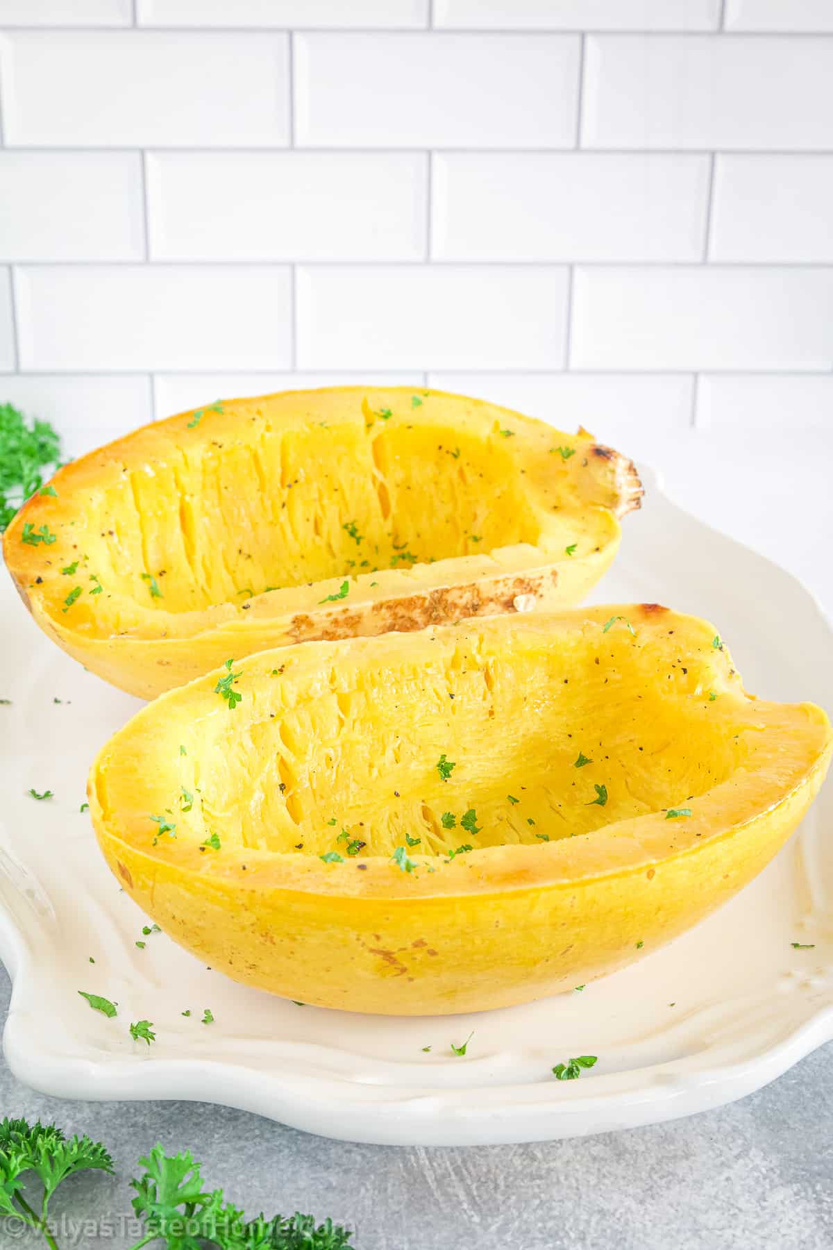 Spaghetti squash is a fantastic, healthy alternative to traditional pasta dishes. 