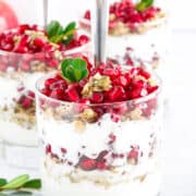 This delicious recipe is typically served in jars or tall glasses, allowing the beautiful layers to be fully displayed.