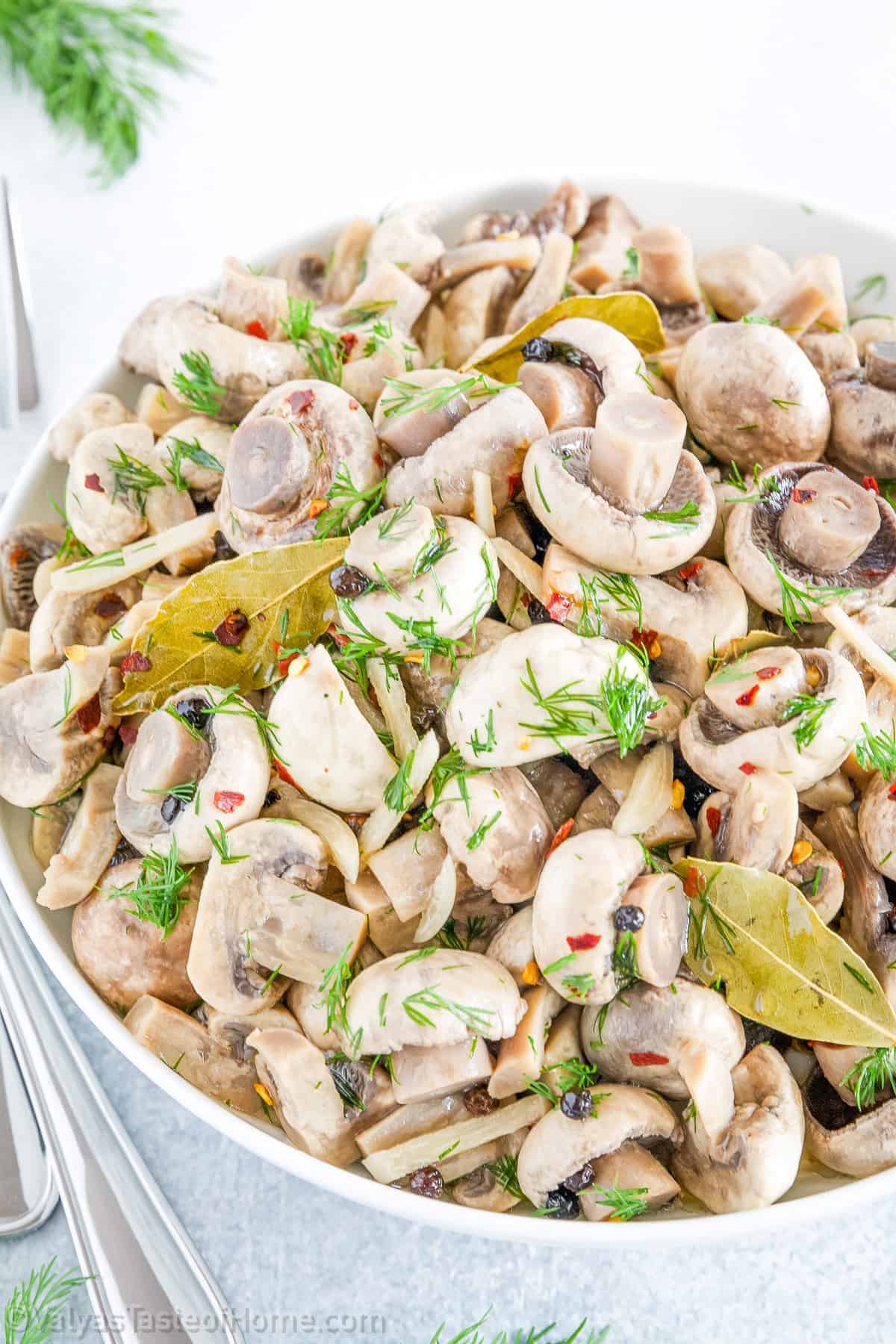 Marinated mushrooms are a delicious and versatile delicacy that can be used in a variety of dishes or enjoyed on their own.