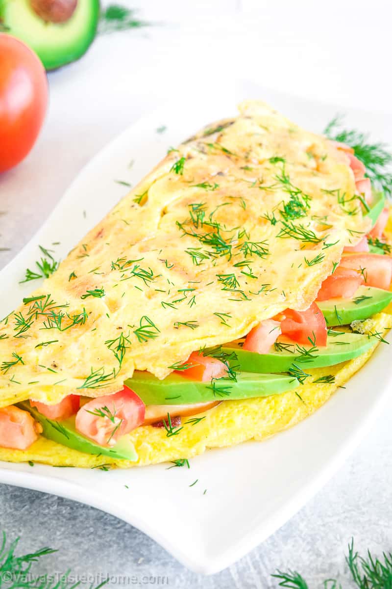 Not everyone knows how to make an omelette well, but my recipe will teach you how to make the perfect pillowy omelette that tastes absolutely incredible! 