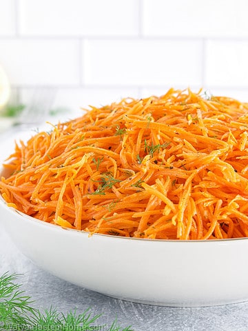 Imagine a dish vibrant in color, rich in flavor, and satisfying in texture. That's exactly what this Korean carrot salad offers.