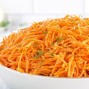 Korean carrot salad, also known as Morkovcha, is a vibrant and flavorful dish that originates from the Koryo-saram people, who are ethnic Koreans residing in Russia.