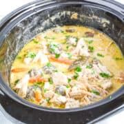 Slow cooker pork roast is a dish that brings the family together. It is hearty, satisfying, and incredibly easy to make right in your own kitchen since it’s made in a slow cooker!