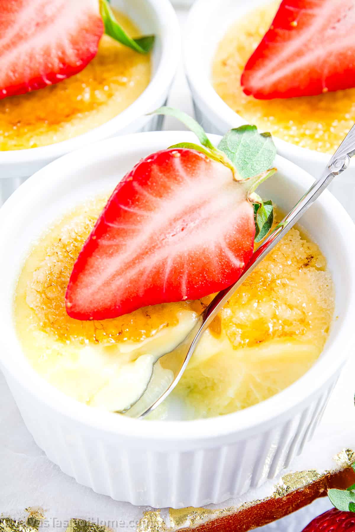 Vanilla bean creme brulee is a classic French dessert that is loved worldwide for its creamy texture and caramelized sugar crust. 