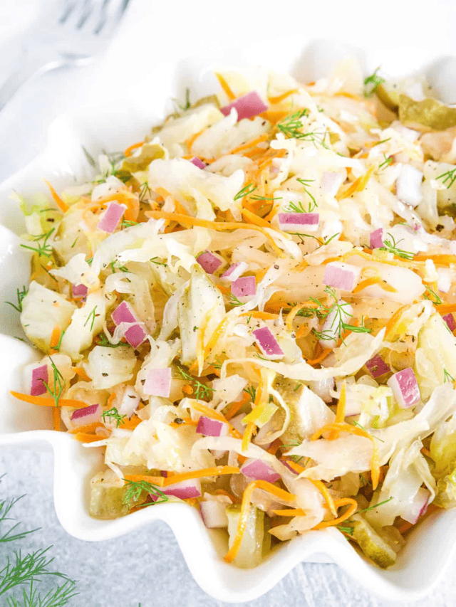 Best Ever Sauerkraut Salad