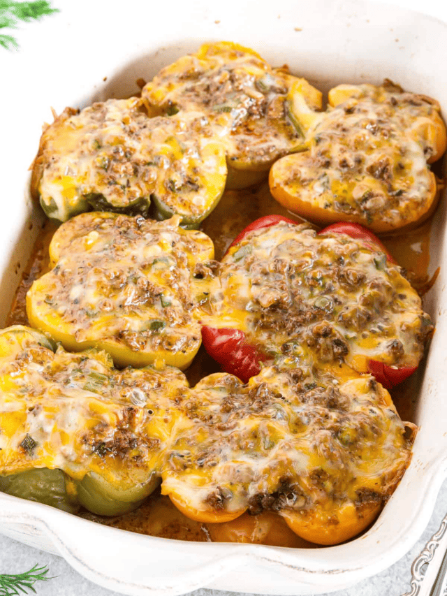 Cheesy Stuffed Bell Peppers