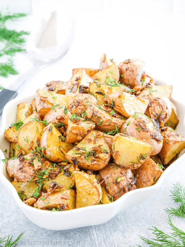 Savory Onion Roasted Potatoes