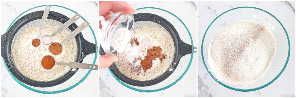Combine all these ingredients in a bowl and use a hand whisk to blend them together. 