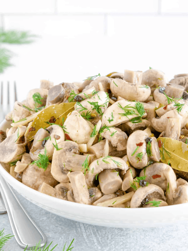 Easy Marinated Mushrooms