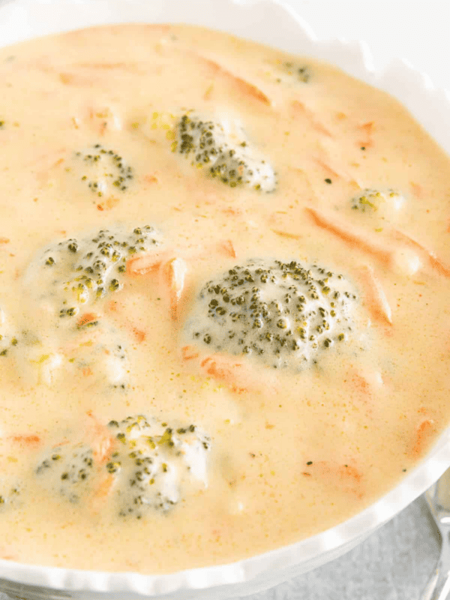 Easy Broccoli and Cheddar Soup
