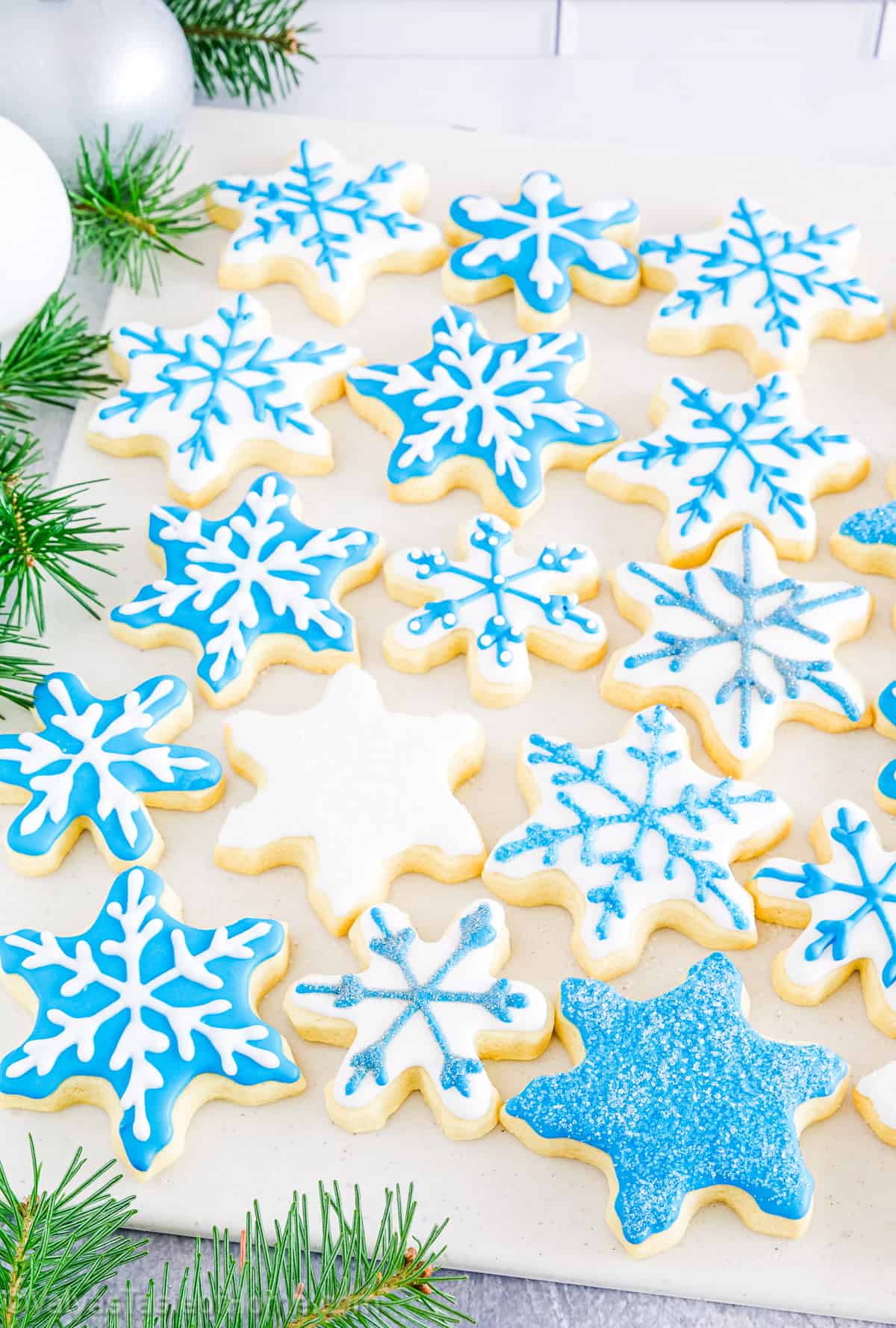 These cookies are perfect for Christmas when you’re looking to get the winter feel at home. They not only look great but taste great too!