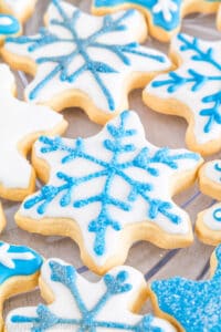 Snowflake cookies with royal icing are a delicious treat that brings the magic of winter right into your kitchen.