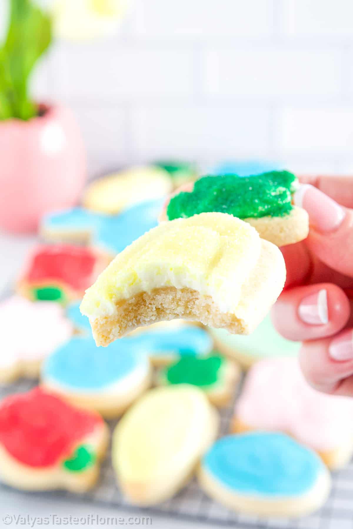 Baking frosted sugar cookies at home brings a sense of nostalgia and warmth. 