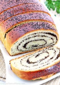 This traditional Poppy Seed Roll recipe will give you authentic Ukrainian Makowiec that are soft, fluffy, and absolutely delicious! Super easy to make too!