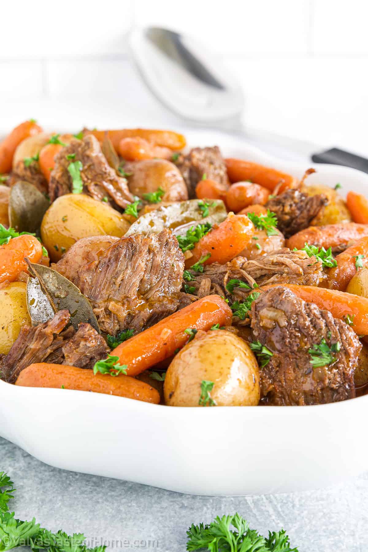 With its juicy, tender meat, perfectly cooked potatoes, and rich gravy, it's a convenient recipe that will win over even the fussiest eaters!