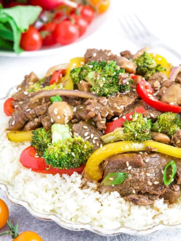 What sets this Beef Stir Fry recipe apart is the delicious stir fry sauce. Forget about store-bought sauces - this homemade version, with its carefully balanced blend of soy sauce, sesame oil, maple syrup, beef bouillon, garlic, and ginger, will make sure you get the tastiest beef stir fry.